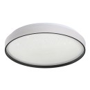 Rabalux 71449 LED prisadené stropné svietidlo Zerava | 34W integrovaný LED zdroj | 2100lm | 3000-6500K | diaľkové ovládanie | stmievač | čierna