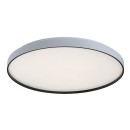 Rabalux 71450 LED prisadené stropné svietidlo Zerava | 60W integrovaný LED zdroj | 3800lm | 3000-6500K | diaľkové ovládanie | stmievač | čierna