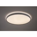 Rabalux 71451 LED prisadené stropné svietidlo Zerava | 80W integrovaný LED zdroj | 4400lm | 3000-6500K | diaľkové ovládanie | stmievač | čierna