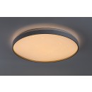 Rabalux 71453 LED prisadené stropné svietidlo Zerava | 60W integrovaný LED zdroj | 4100lm | 3000-6500K | diaľkové ovládanie | stmievač | zlatá