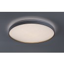 Rabalux 71453 LED prisadené stropné svietidlo Zerava | 60W integrovaný LED zdroj | 4100lm | 3000-6500K | diaľkové ovládanie | stmievač | zlatá