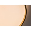 Rabalux 71453 LED prisadené stropné svietidlo Zerava | 60W integrovaný LED zdroj | 4100lm | 3000-6500K | diaľkové ovládanie | stmievač | zlatá