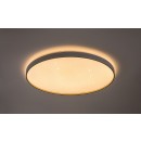 Rabalux 71454 LED prisadené stropné svietidlo Zerava | 80W integrovaný LED zdroj | 4600lm | 3000-6500K | diaľkové ovládanie | stmievač | zlatá