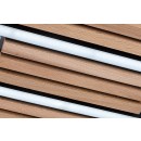 Rabalux 71455 LED prisadené stropné svietidlo Noxelle | 12W integrovaný LED zdroj | 670lm | 3000/4000/6000K | hnedá