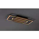 Rabalux 71456 LED prisadené stropné svietidlo Noxelle | 28W integrovaný LED zdroj | 1580lm | 3000/4000/6000K | hnedá