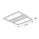 Rabalux 71458 LED prisadené stropné svietidlo Noxelle | 30W integrovaný LED zdroj | 1800lm | 3000/4000/6000K | hnedá