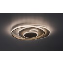Rabalux 71465 LED prisadené stropné svietidlo Brantiel | 57W integrovaný LED zdroj | 3300lm | 3000-6000K | diaľkové ovládanie | stmievač | béžová