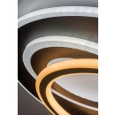 Rabalux 71466 LED prisadené stropné svietidlo Brantiel | 60W integrovaný LED zdroj | 3000lm | 3000-6000K | diaľkové ovládanie | stmievač | čierna