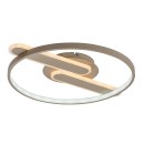 Rabalux 71468 LED prisadené stropné svietidlo Brantiel | 55W integrovaný LED zdroj | 4000lm | 3000-6000K | diaľkové ovládanie | stmievač | béžová