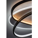 Rabalux 71470 LED prisadené stropné svietidlo Brantiel | 57W integrovaný LED zdroj | 3200lm | 3000-6000K | diaľkové ovládanie | stmievač | čierna