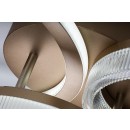 Rabalux 71473 LED prisadené stropné svietidlo Rivona | 38W integrovaný LED zdroj | 3500lm | 3000-6500K | diaľkové ovládanie | stmievač | zlatá