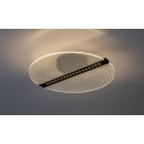 Rabalux 71483 LED prisadené stropné svietidlo Norael | 20W integrovaný LED zdroj | 1410lm | 3000K | čierna