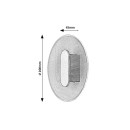 Rabalux 71484 LED nástenné svietidlo Norael | 6W integrovaný LED zdroj | 580lm | 3000K | čierna