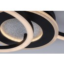 Rabalux 71485 LED prisadené stropné svietidlo Lureo | 24W integrovaný LED zdroj | 1580lm | 3000-6500K | diaľkové ovládanie | stmievač | čierna