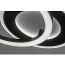 Rabalux 71485 LED prisadené stropné svietidlo Lureo | 24W integrovaný LED zdroj | 1580lm | 3000-6500K | diaľkové ovládanie | stmievač | čierna