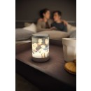 LED stolová lampička na fotografiu Philips 1x0,3W=5lm  - šedá