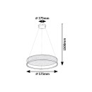 Rabalux 98072032 LED závesné stropné svietidlo Farenzo  | 40W integrovaný LED zdroj | 2000lm | 3000+4000K