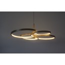Rabalux 72401 LED závesné stropné svietidlo Isidora | 70W integrovaný LED zdroj | 5600lm | 3000-6500K | diaľkové ovládanie | stmievač | na lanku | béžová