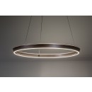 Rabalux 72402 LED závesné stropné svietidlo Nevira | 36W integrovaný LED zdroj | 2520lm | 3000-6500K | diaľkové ovládanie | stmievač | na lanku | hnedá