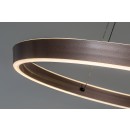 Rabalux 72402 LED závesné stropné svietidlo Nevira | 36W integrovaný LED zdroj | 2520lm | 3000-6500K | diaľkové ovládanie | stmievač | na lanku | hnedá