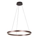 Rabalux 72402 LED závesné stropné svietidlo Nevira | 36W integrovaný LED zdroj | 2520lm | 3000-6500K | diaľkové ovládanie | stmievač | na lanku | hnedá