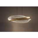 Rabalux 72463 LED závesné stropné svietidlo Olyssia | 24W integrovaný LED zdroj | 1300lm | 3000K | na lanku | zlatá