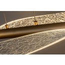 Rabalux 72463 LED závesné stropné svietidlo Olyssia | 24W integrovaný LED zdroj | 1300lm | 3000K | na lanku | zlatá