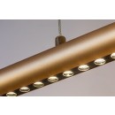 Rabalux 72463 LED závesné stropné svietidlo Olyssia | 24W integrovaný LED zdroj | 1300lm | 3000K | na lanku | zlatá