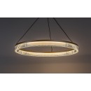Rabalux 72471 LED závesné stropné svietidlo Rivona | 24W integrovaný LED zdroj | 1700lm | 3000-6500K | diaľkové ovládanie | stmievač | na lanku | zlatá