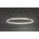 Rabalux 72471 LED závesné stropné svietidlo Rivona | 24W integrovaný LED zdroj | 1700lm | 3000-6500K | diaľkové ovládanie | stmievač | na lanku | zlatá