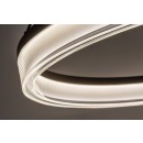 Rabalux 72478 LED závesné stropné svietidlo Seraphiel | 24W integrovaný LED zdroj | 1610lm | 3000-6500K | diaľkové ovládanie | stmievač | na lanku | čierna