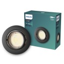 Philips 8720169392625 zapustený rámček Peridot GU10 | čierna