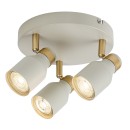Rabalux 73097 bodové stropné svietidlo Nezori GU10 | biela