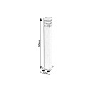 Rabalux 7380 vonkajší stĺpik Ankara 1x12W | E27 | IP44