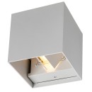 Rabalux 7397 vonkajšie nástenné svietidlo Solin 1x42W | G9 | IP54 - biela
