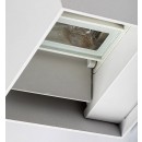 Rabalux 7397 vonkajšie nástenné svietidlo Solin 1x42W | G9 | IP54 - biela