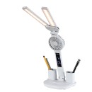 Rabalux 74030 LED stolná lampička Novilo | 7W integrovaný LED zdroj | 420lm | 3000/4000/6000K | vypínač | biela