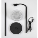Rabalux 74031 stojacia lampa Venturo | 16W E27 | 1600lm | 3000-6500K | vypínač | čierna