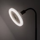 Rabalux 74031 stojacia lampa Venturo | 16W E27 | 1600lm | 3000-6500K | vypínač | čierna