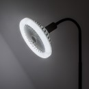 Rabalux 74031 stojacia lampa Venturo | 16W E27 | 1600lm | 3000-6500K | vypínač | čierna