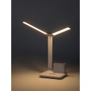 Rabalux 74032 LED stolná lampička Elumo | 5W integrovaný LED zdroj | 300lm | 3000/4000/6000K | vypínač | stmievač | biela
