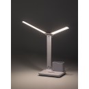 Rabalux 74032 LED stolná lampička Elumo | 5W integrovaný LED zdroj | 300lm | 3000/4000/6000K | vypínač | stmievač | biela