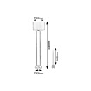 Rabalux 98074043 LED stojacia lampa Domiro  E27 | 825lm | 3000K