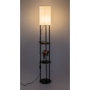 Rabalux 74106 stojacia lampa Bronn E27 | vypínač | čierna