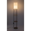 Rabalux 74107 stojacia lampa Bronn E27 | vypínač | béžová
