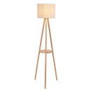 Rabalux 74108 stojacia lampa Trevia E27 | vypínač | béžová