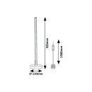 Rabalux 98074165 LED stolná lampička Nivaro  | 8W integrovaný LED zdroj | 750lm | 3000K