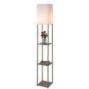 Rabalux 74192 stojacia lampa Bronn E27 | vypínač | béžová