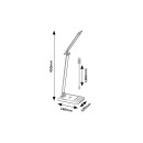 Rabalux 98074213 LED stolná lampička Traze  | 5W integrovaný LED zdroj | 190lm | 3000-6500K