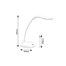 Rabalux 98074237 LED stolná lampička Bedi  | 2W integrovaný LED zdroj | 165lm | 4000K